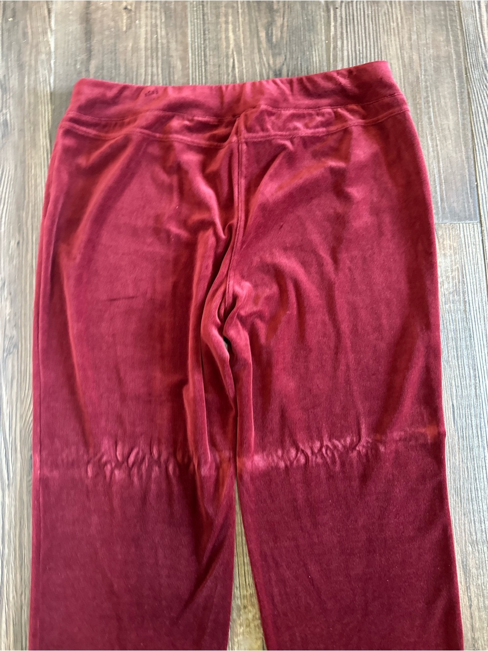 D'lifestyle Velour Zip Hoodie and Pants Set in Deep Wine - Picture 14 of 17